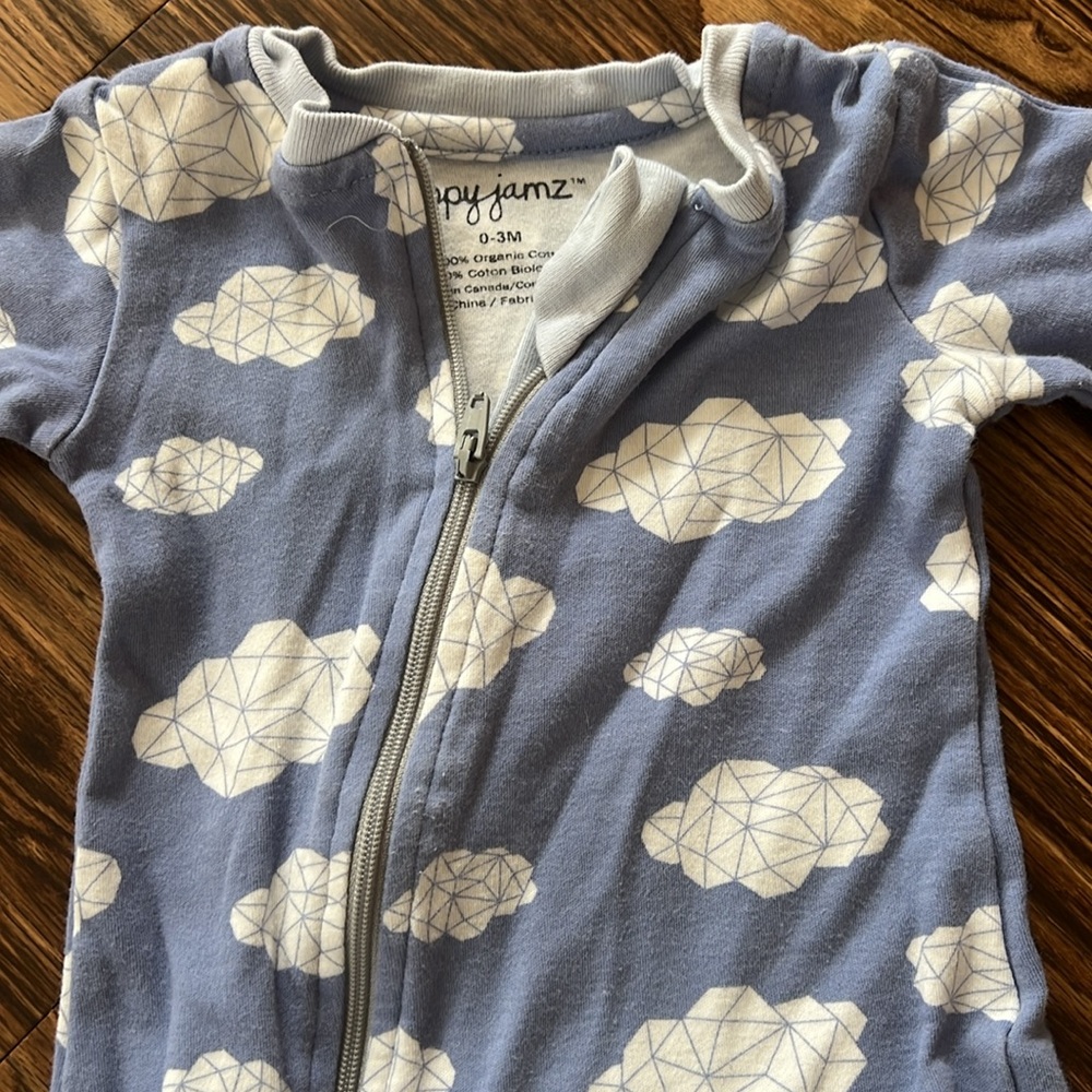 Zippyjamz footed pajamas. 0-3m. Great condition